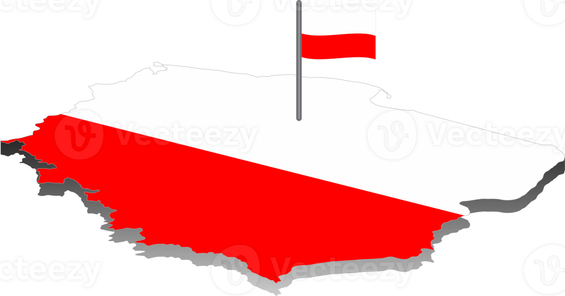 Poland country map location png