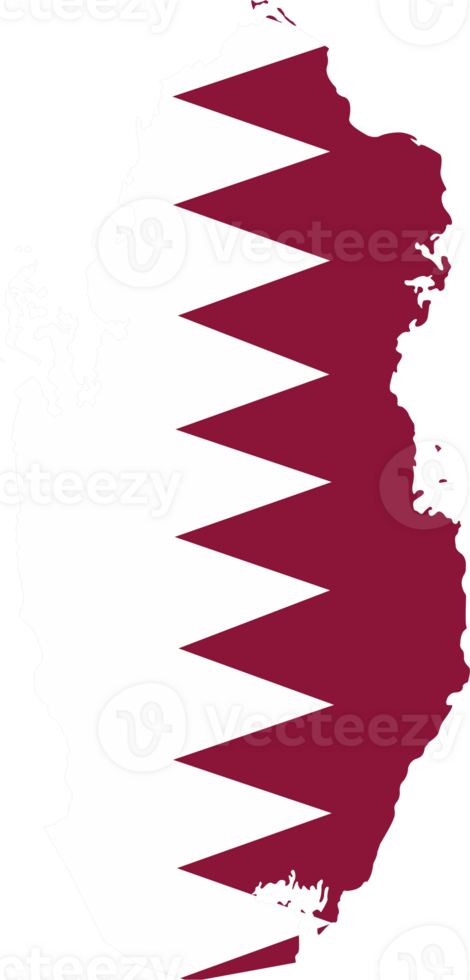 Qatar country map location png
