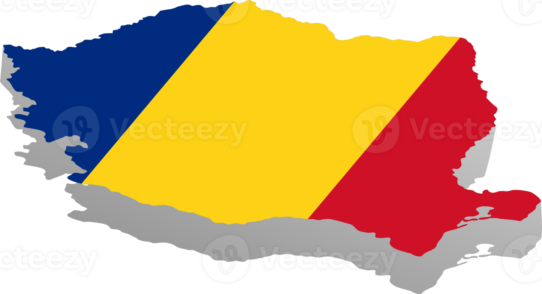 Romania country map location png
