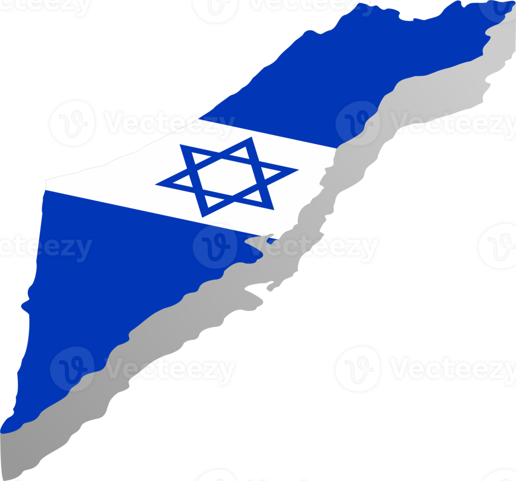 Israel country map location png