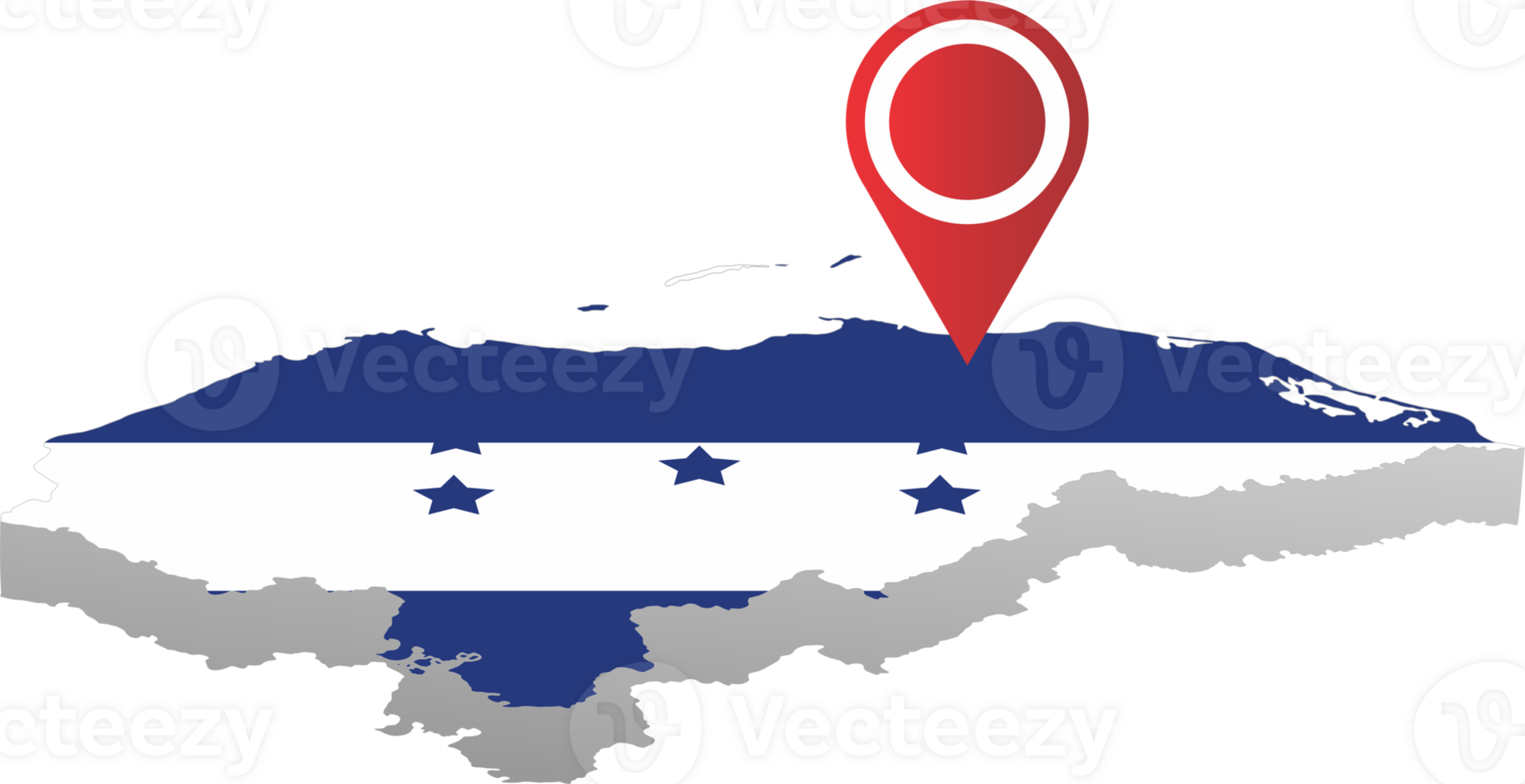 Honduras country map png