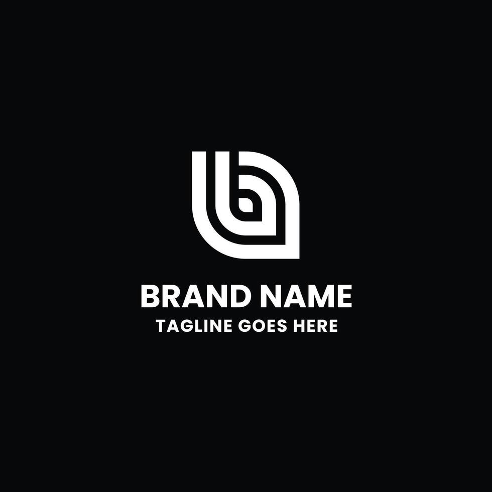 B icon logo vector
