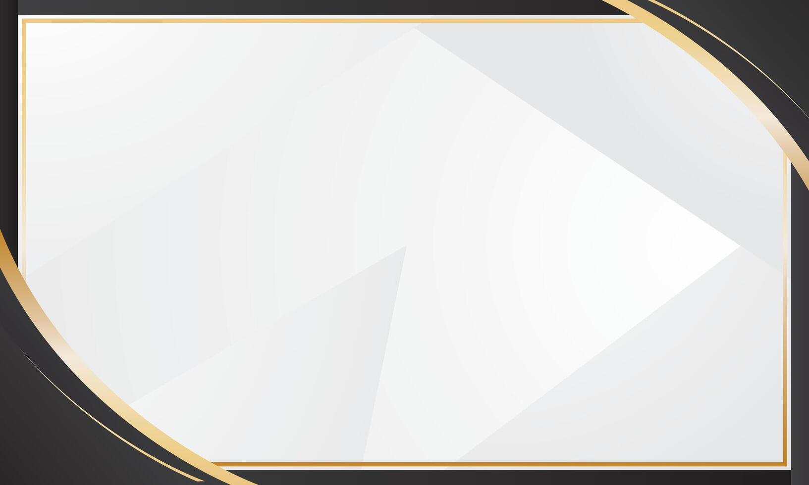 Black gold gradient abstract curve for certificate vector