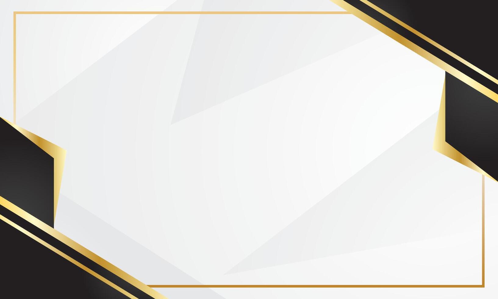 Certificate background with black and gold abstract vector