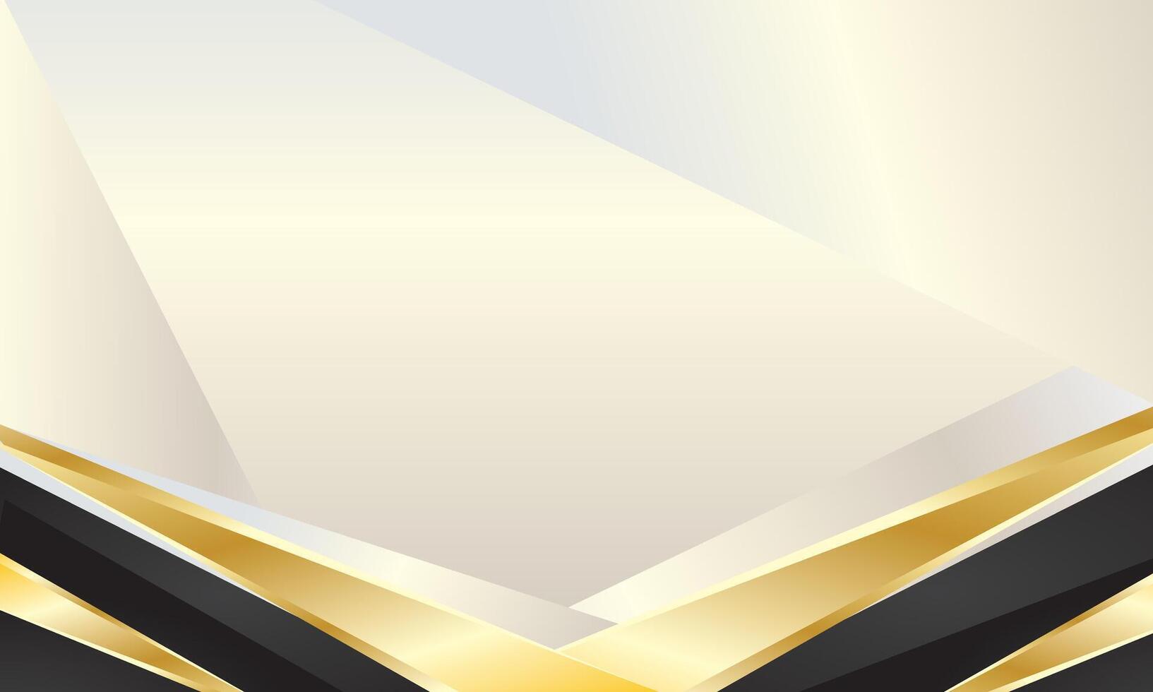 Luxury black white and gold abstract certificate background vector
