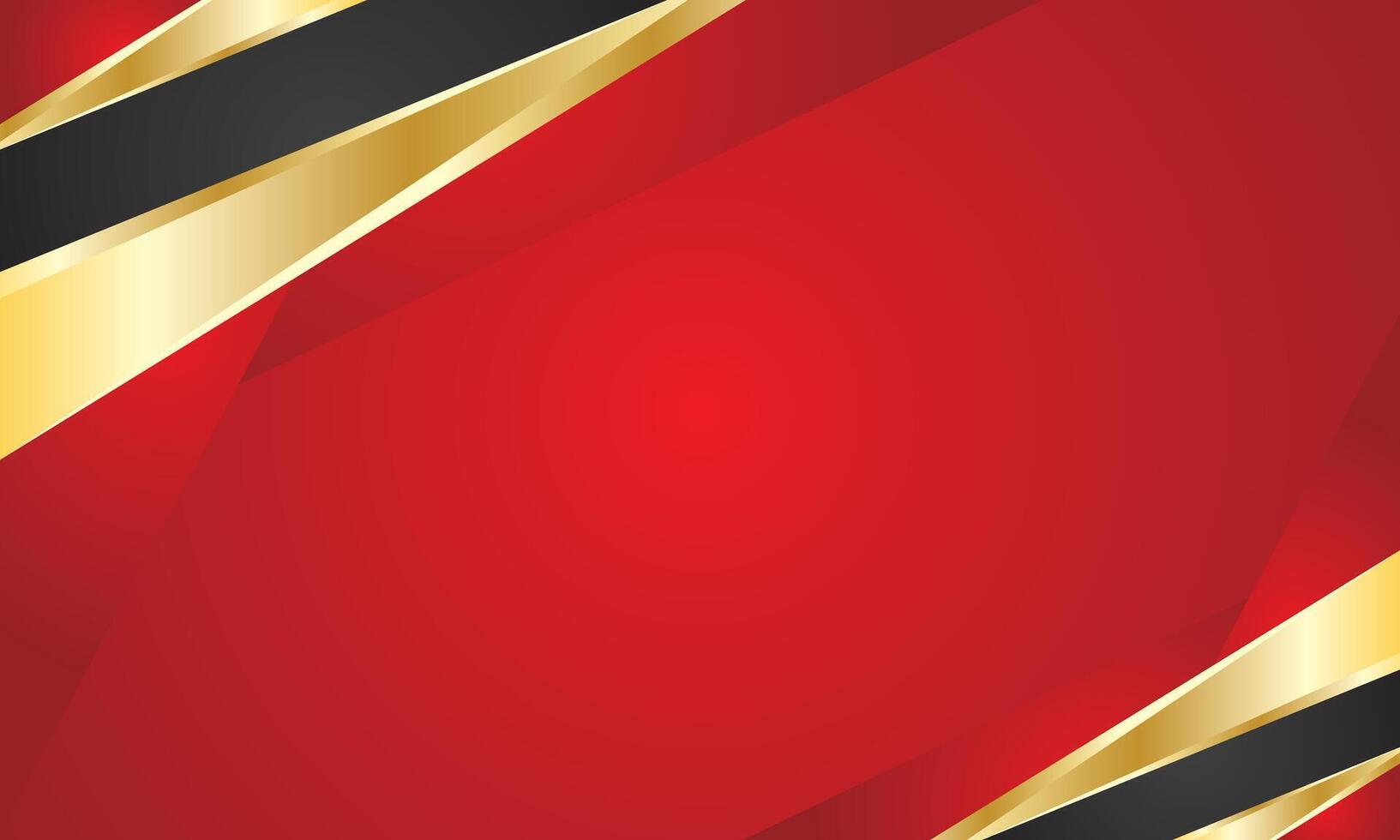 Luxury red gold geometric abstract certificate background vector