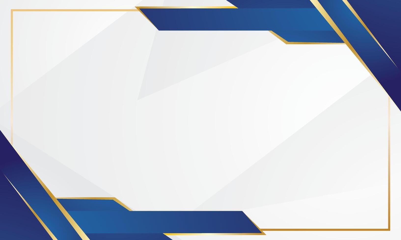 Blue and gold abstract white background. Suitable for certificate vector