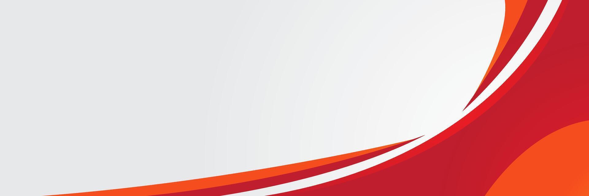 Modern abstract background red and yellow vector