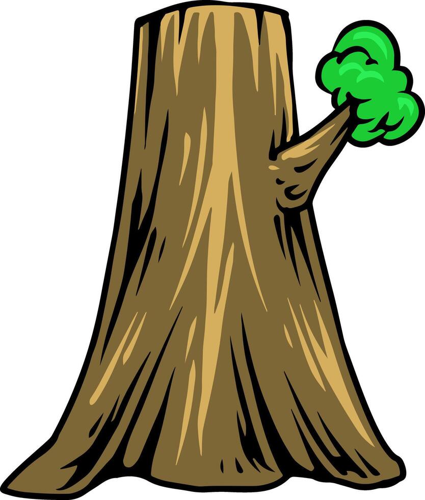 Large Tree Trunk vector