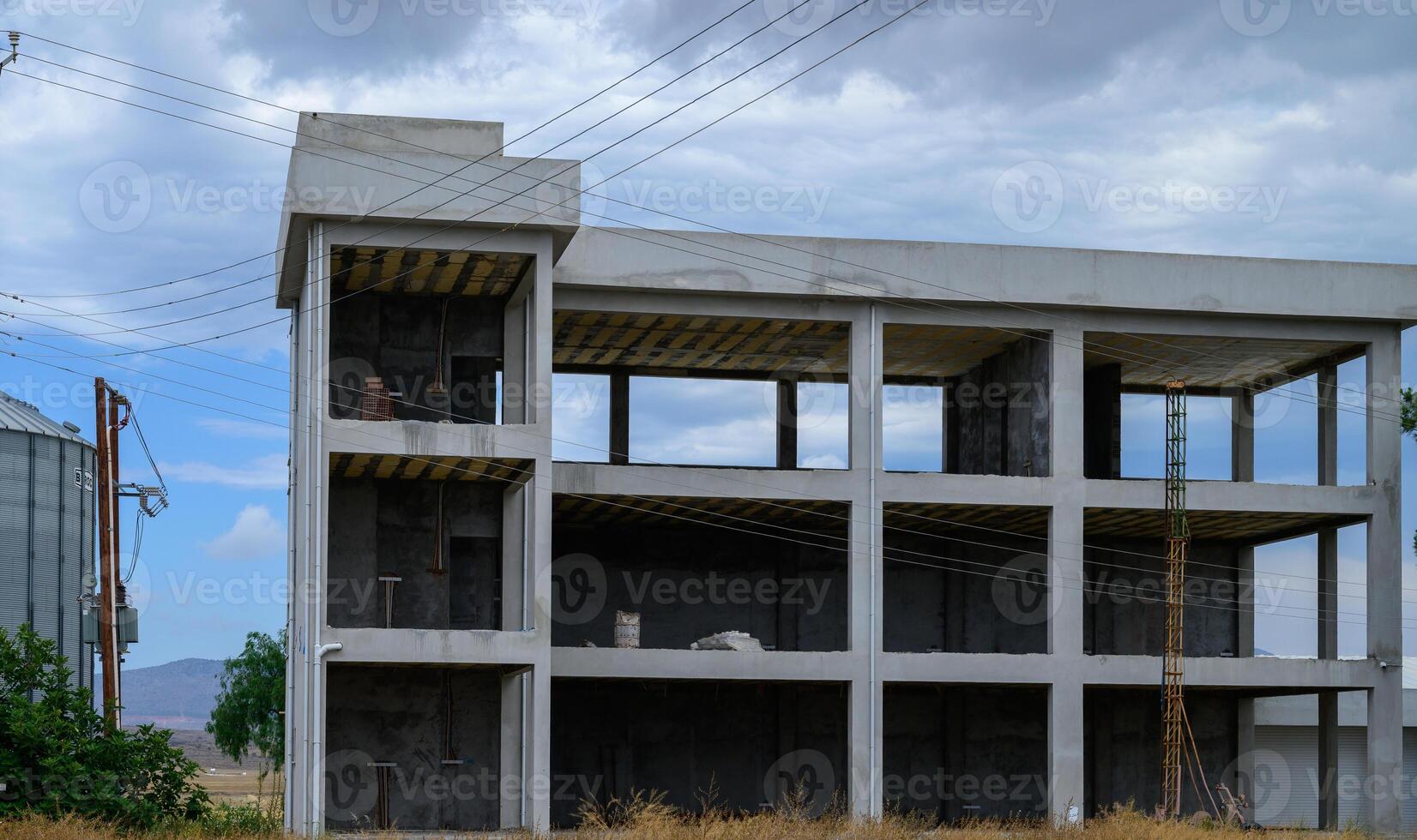 Unfinished Concrete Building Structure in Cyprus photo