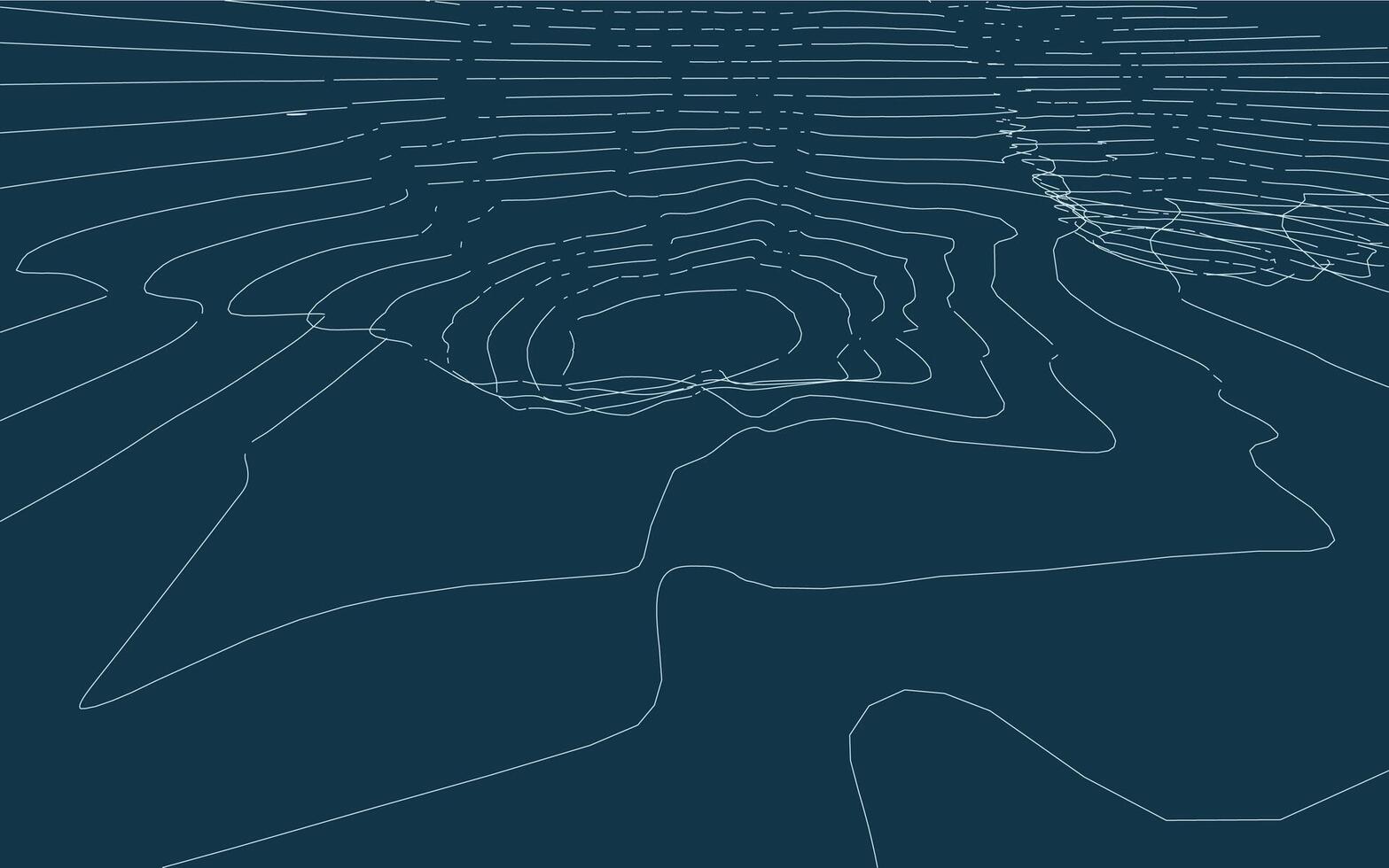 Wireframe surrounding contour. Topographic element pattern for background. Landscape topography contour line and layer. vector