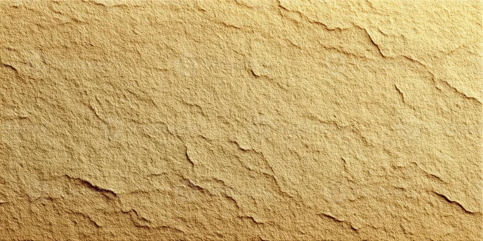 Textured Beige Wall with Cracked Surface Detail photo