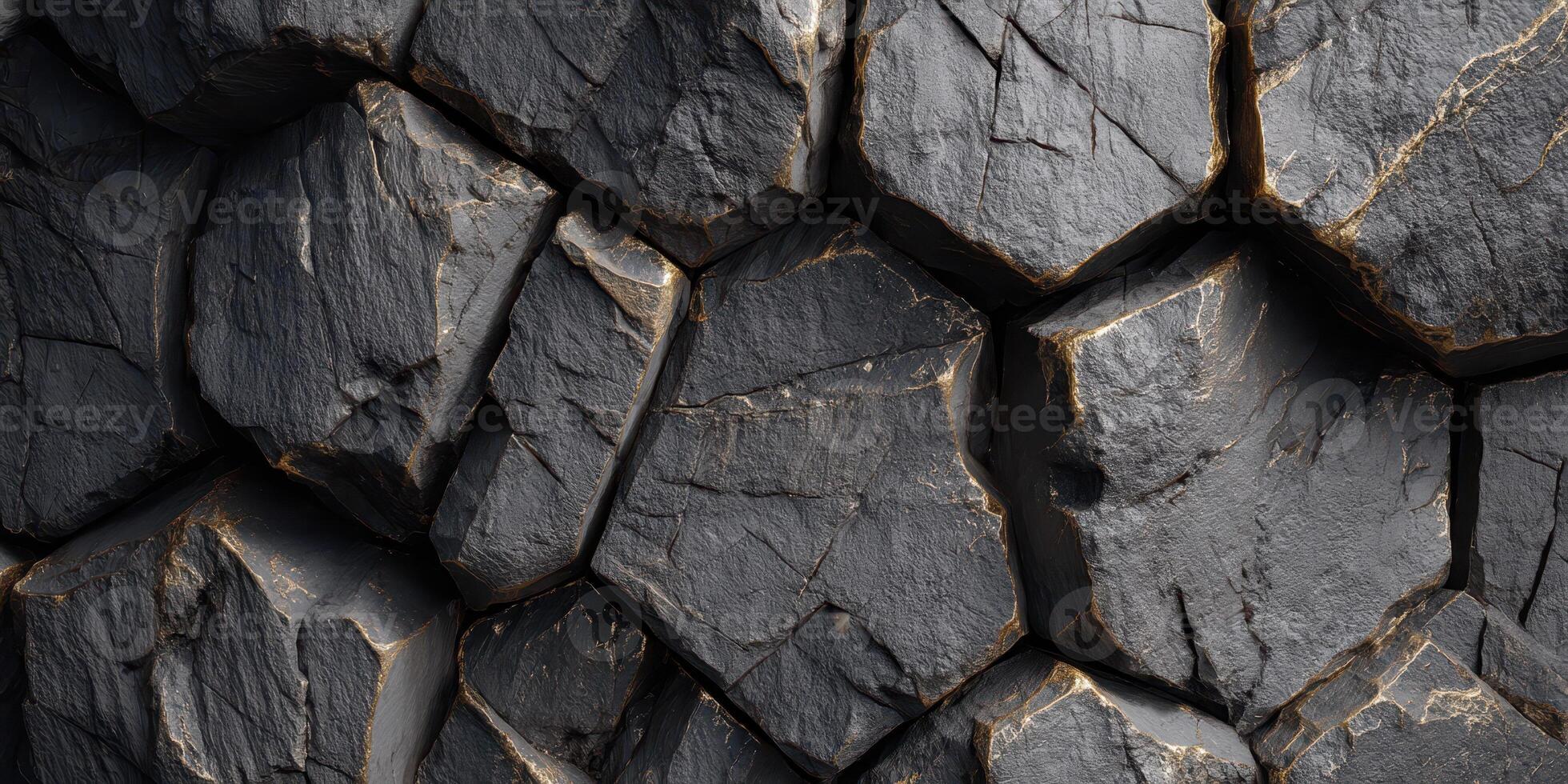 Close up of cracked charred burnt wood texture surface photo