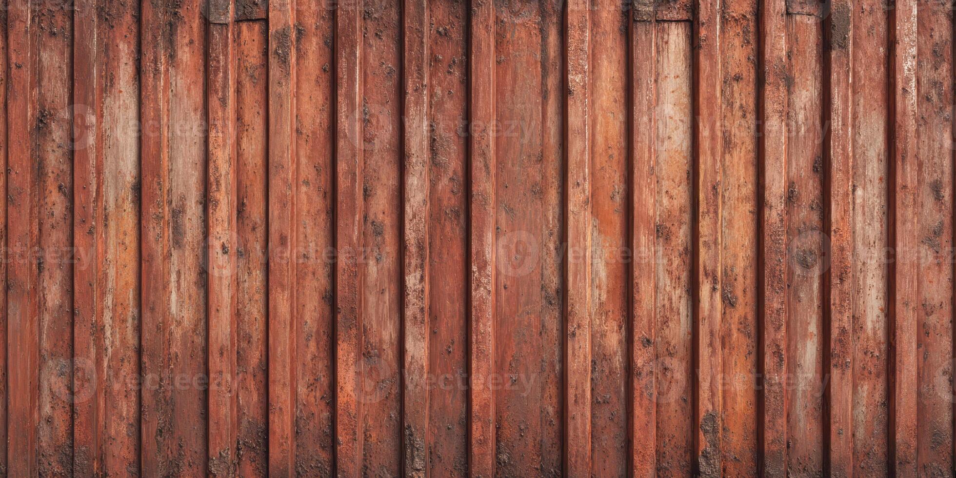Close up view of weathered wooden planks texture photo