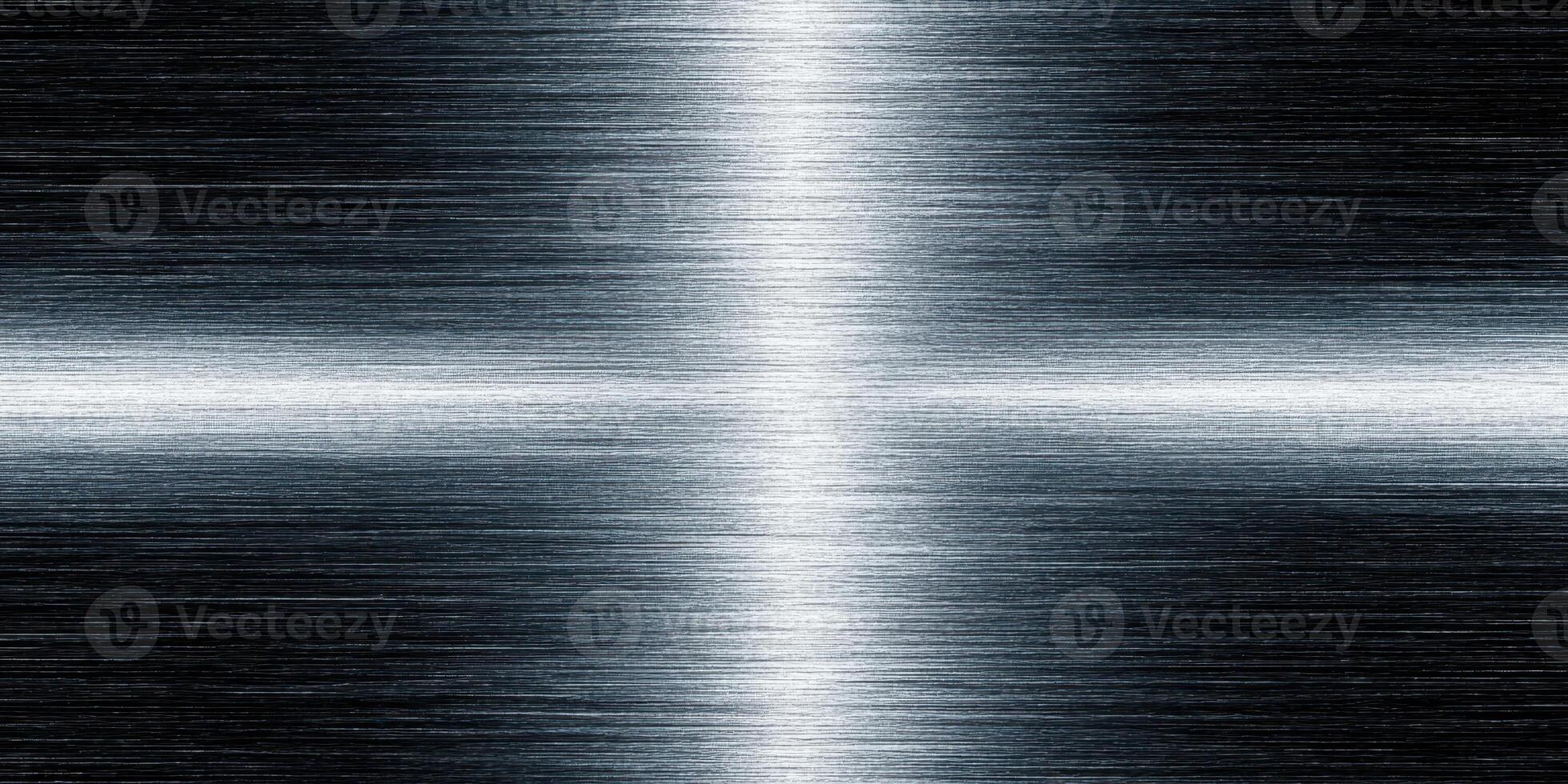 Abstract brushed metal texture with light reflection photo