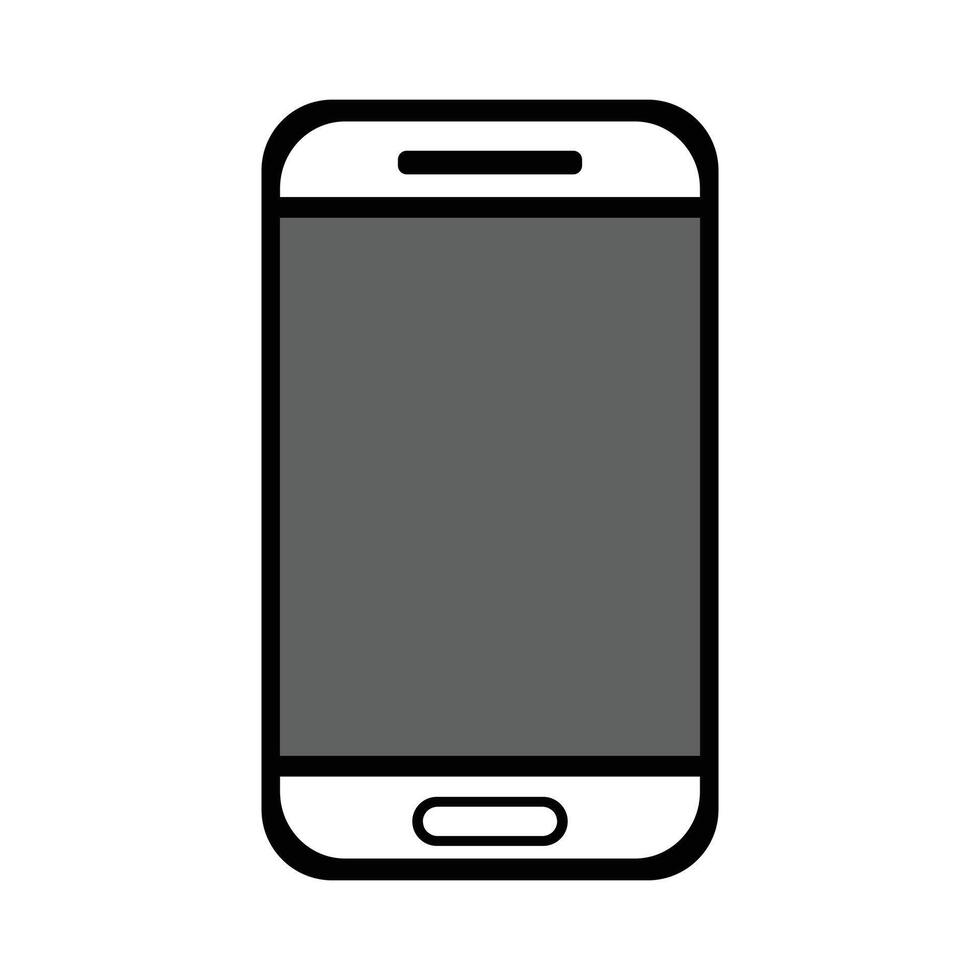 Smartphone mobile phone communication technology screen device icon digital electronics modern vector