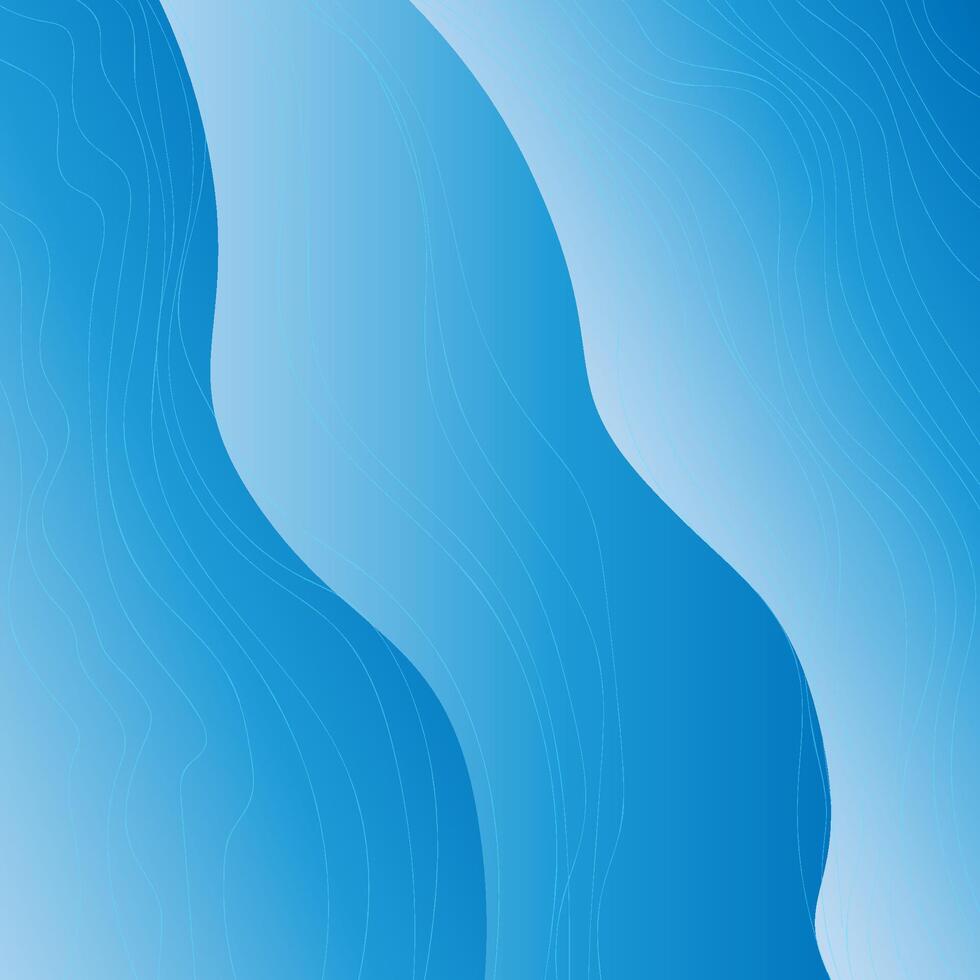 abstract blue line gradient background vector