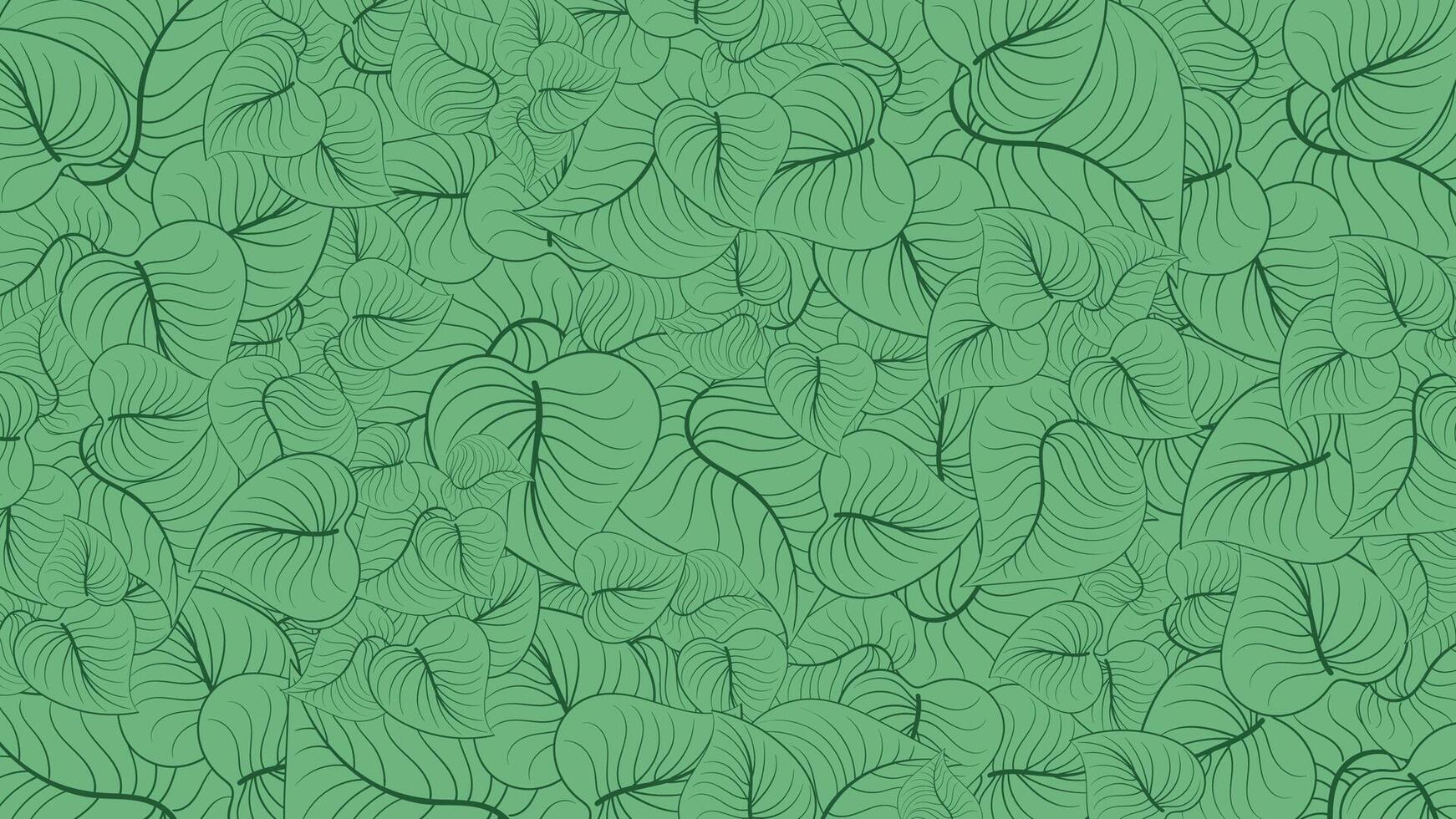 nature pattern with green leaves. illustration for your design vector