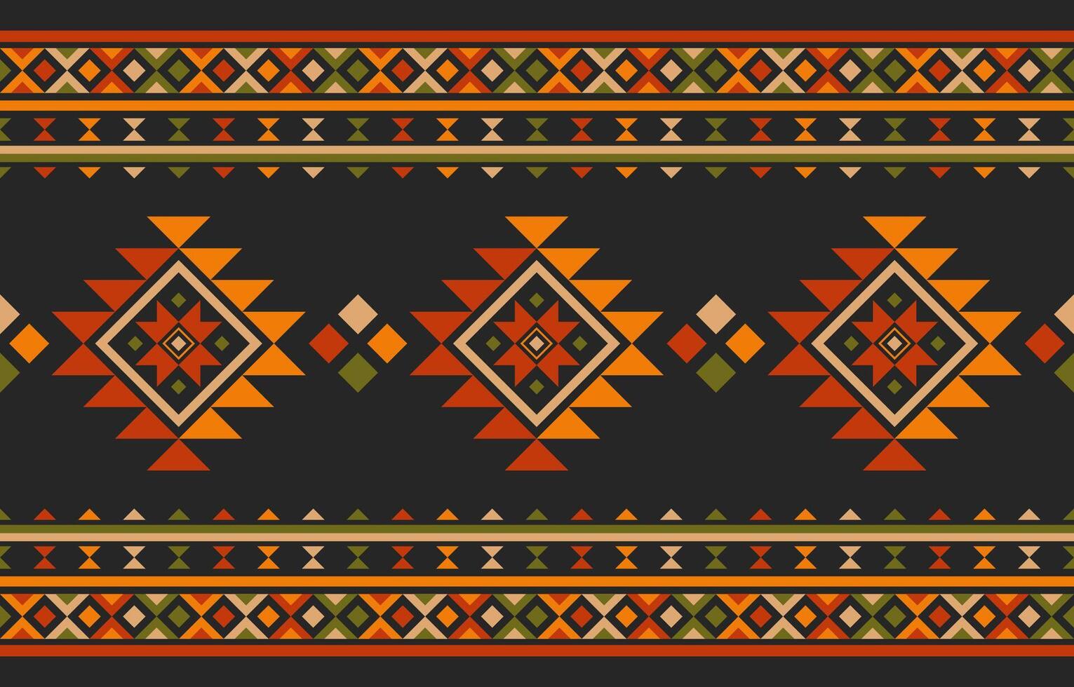 Native American ethnic pattern. Fabric abstract background concept. Design for Embroidery African carpet clothing ikat. vector
