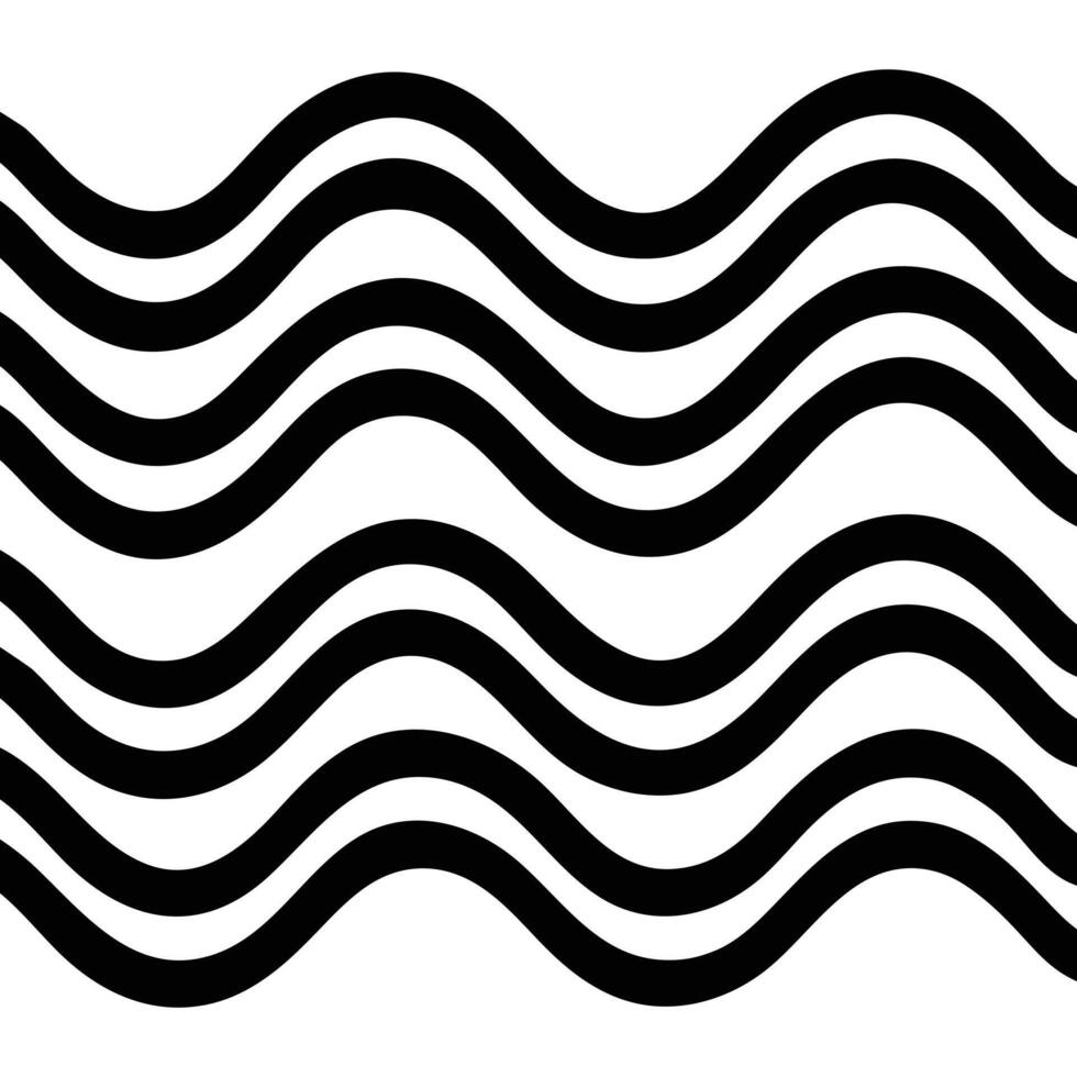 Wavy line pattern abstract water ripple background seamless texture design vector