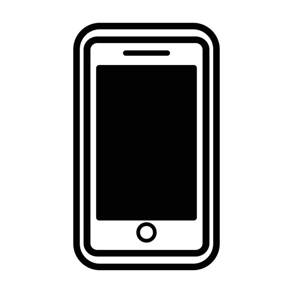 Smartphone mobile device icon modern communication technology user interface vector