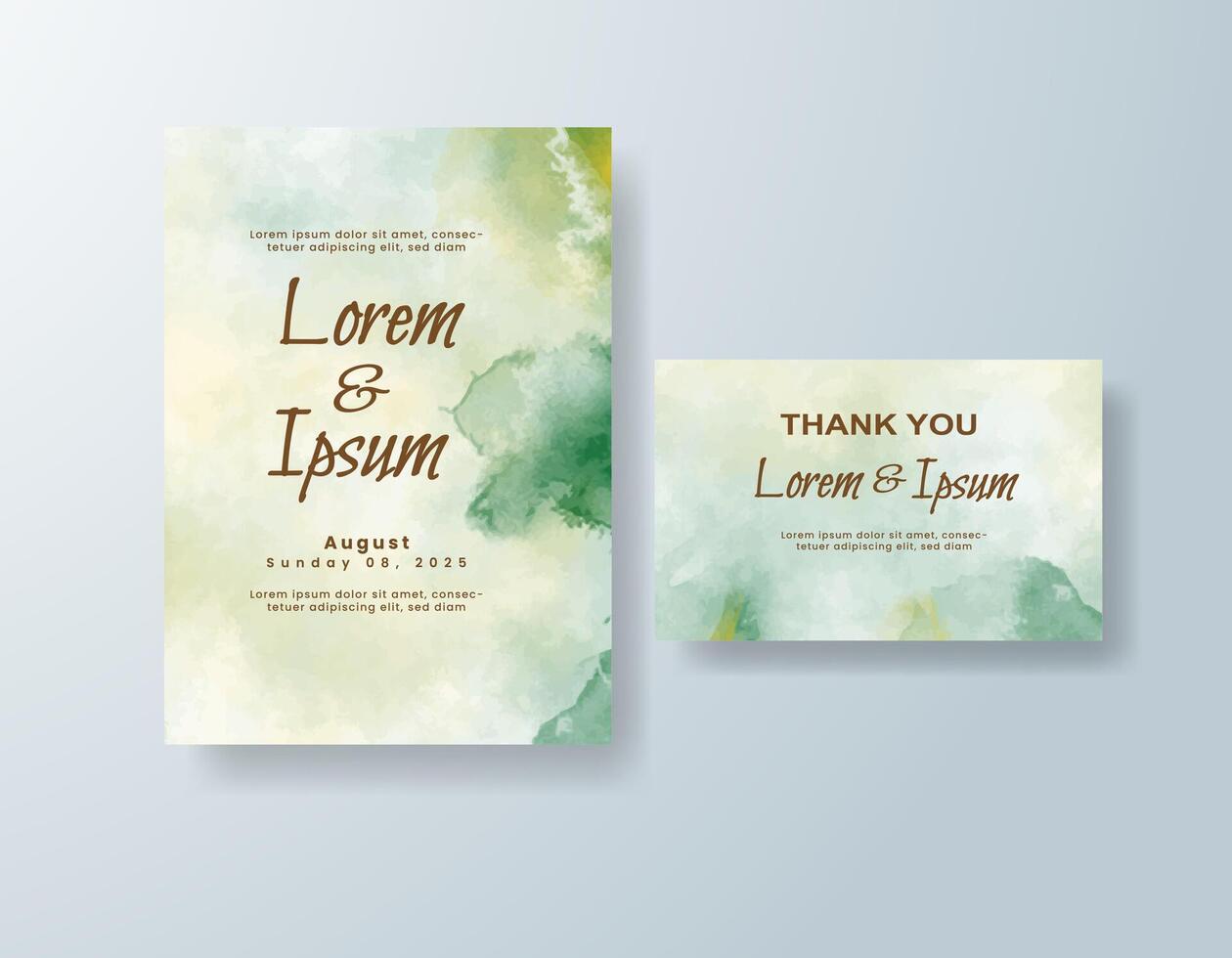 Tropical save the date card with soft pastel tones vector