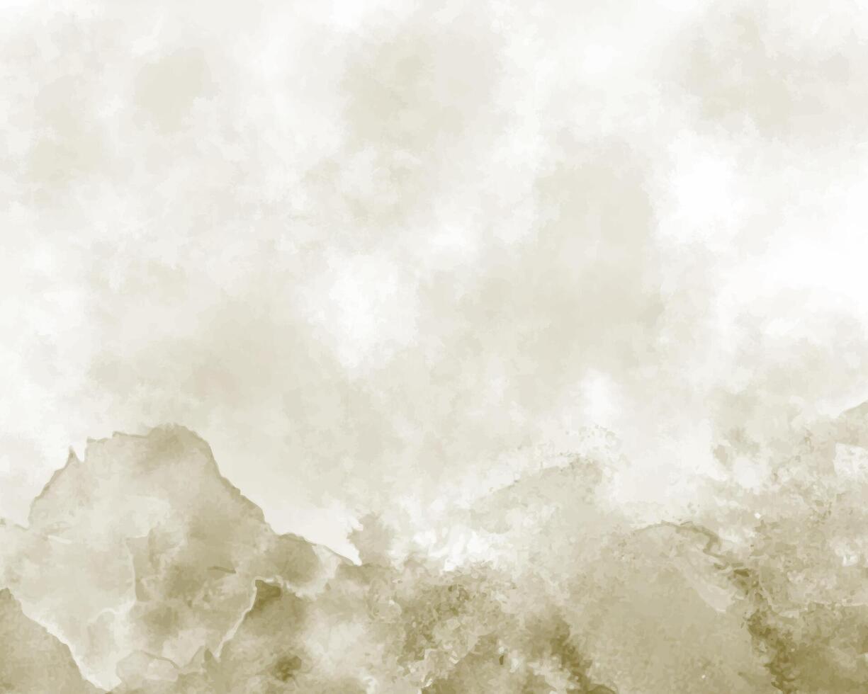 Moody watercolor painting with dynamic flow vector