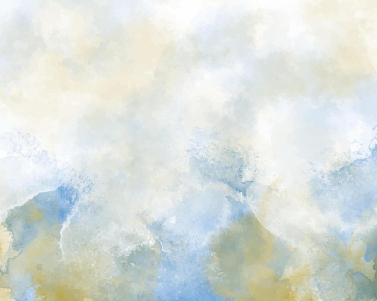 Pastel abstract watercolor blending softly vector