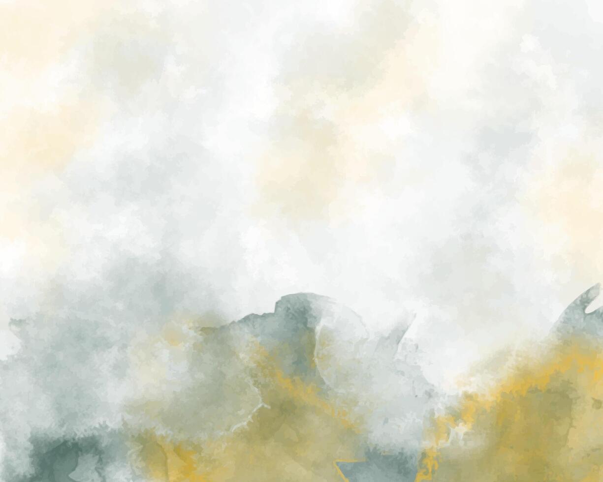 Imaginative color bursts in loose watercolor form vector