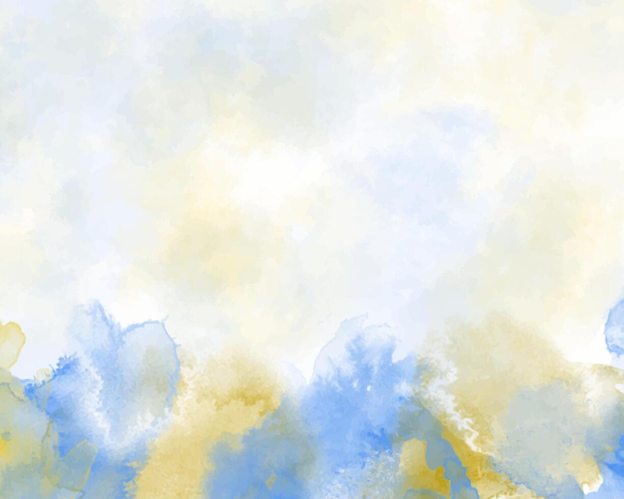 Floating watercolor layers in an abstract style vector