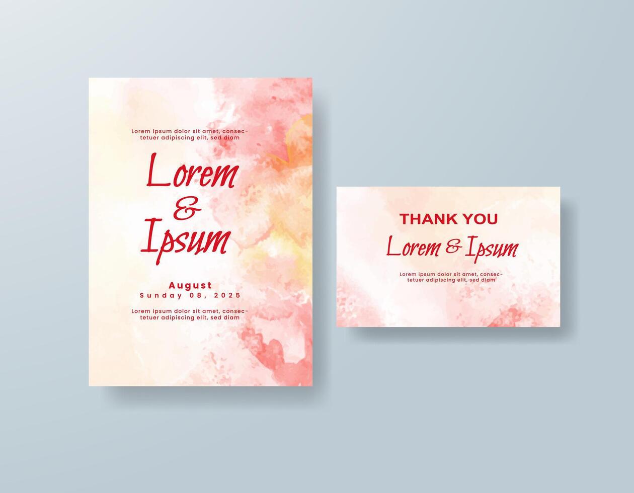 Autumn custom wedding rsvp card vector