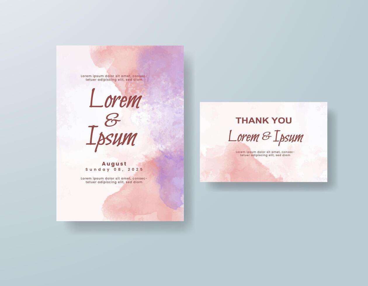 Spring calligraphy rehearsal dinner invite vector