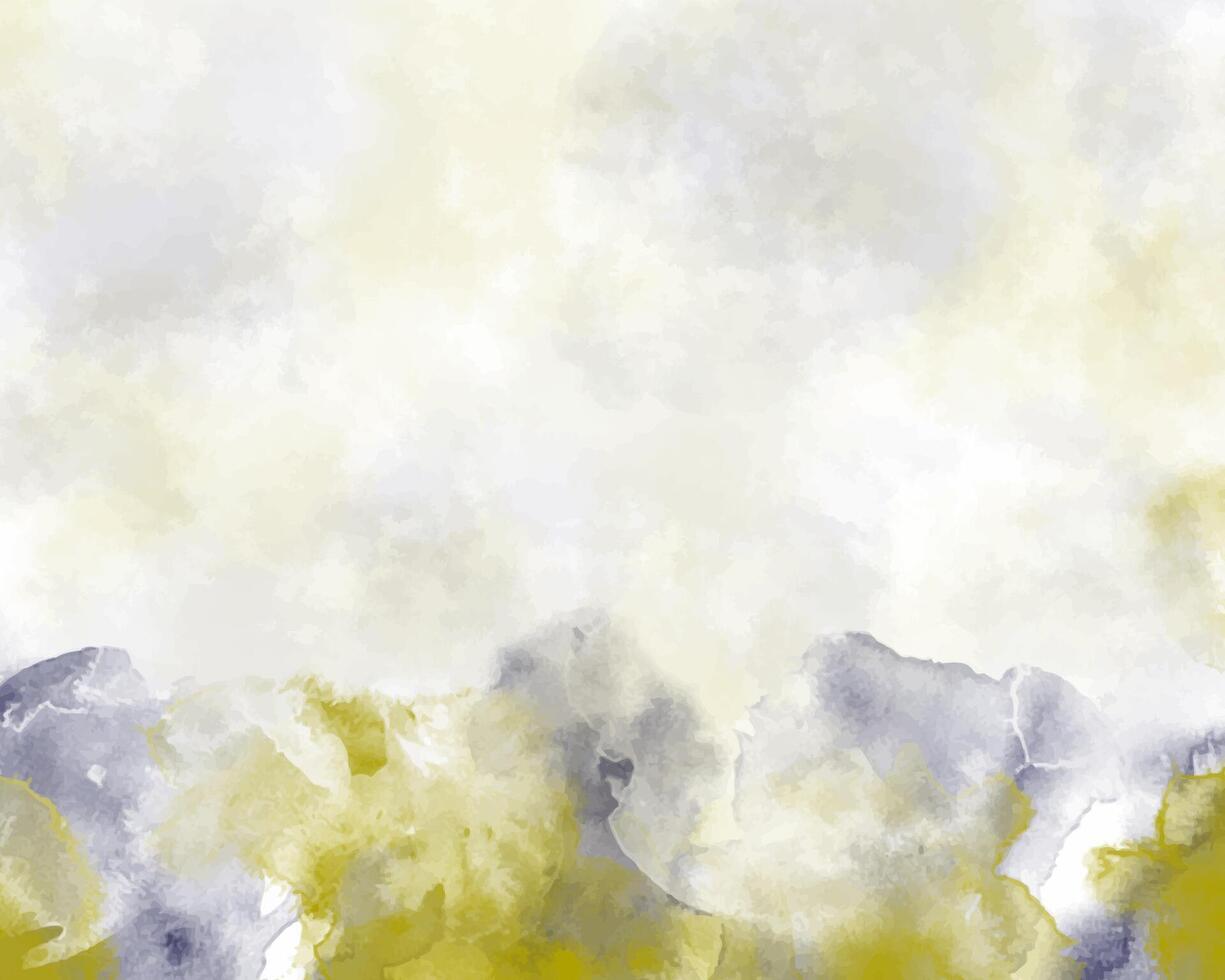 Atmospheric watercolor background with subtle blends vector