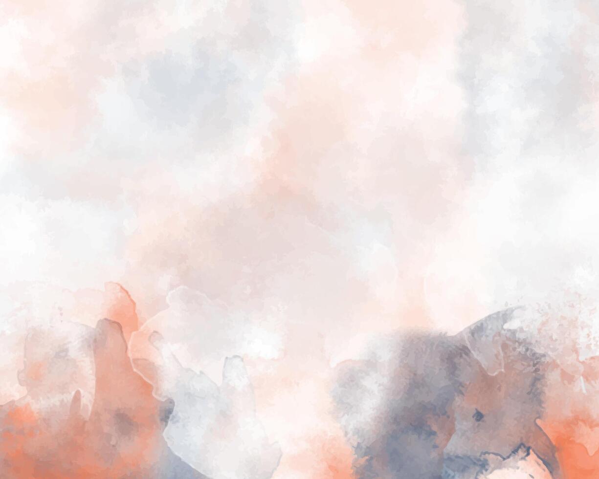 Translucent watercolor layers forming a colorful base vector