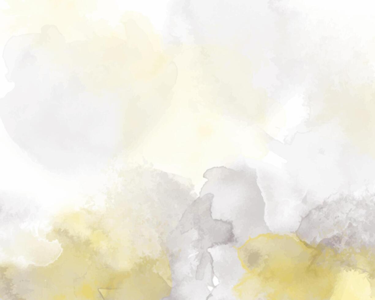 Harmonious watercolor tones in abstract composition color vector
