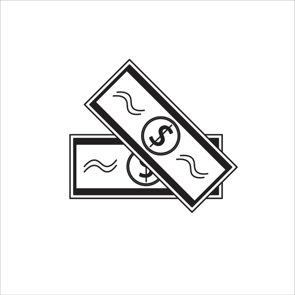 the form of exchanging dollars is all easy vector