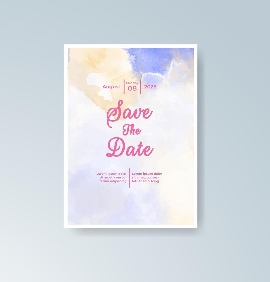 Boho monochrome save the date card vector