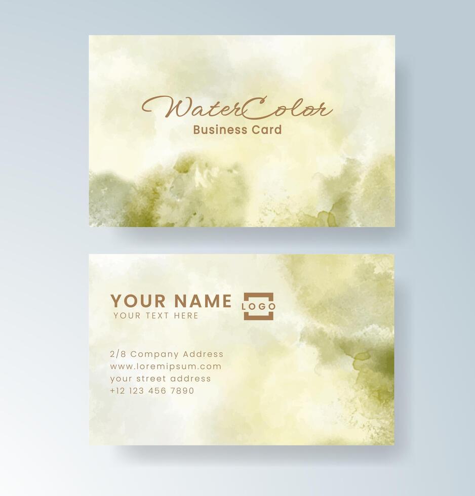 Harmonious watercolor layout suitable for creatives vector