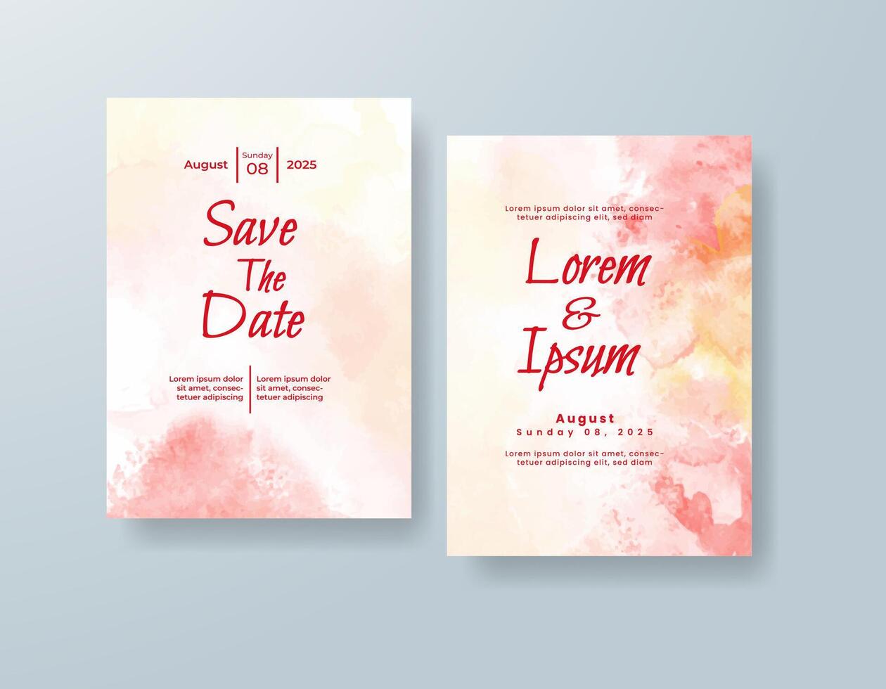Botanical custom wedding program vector