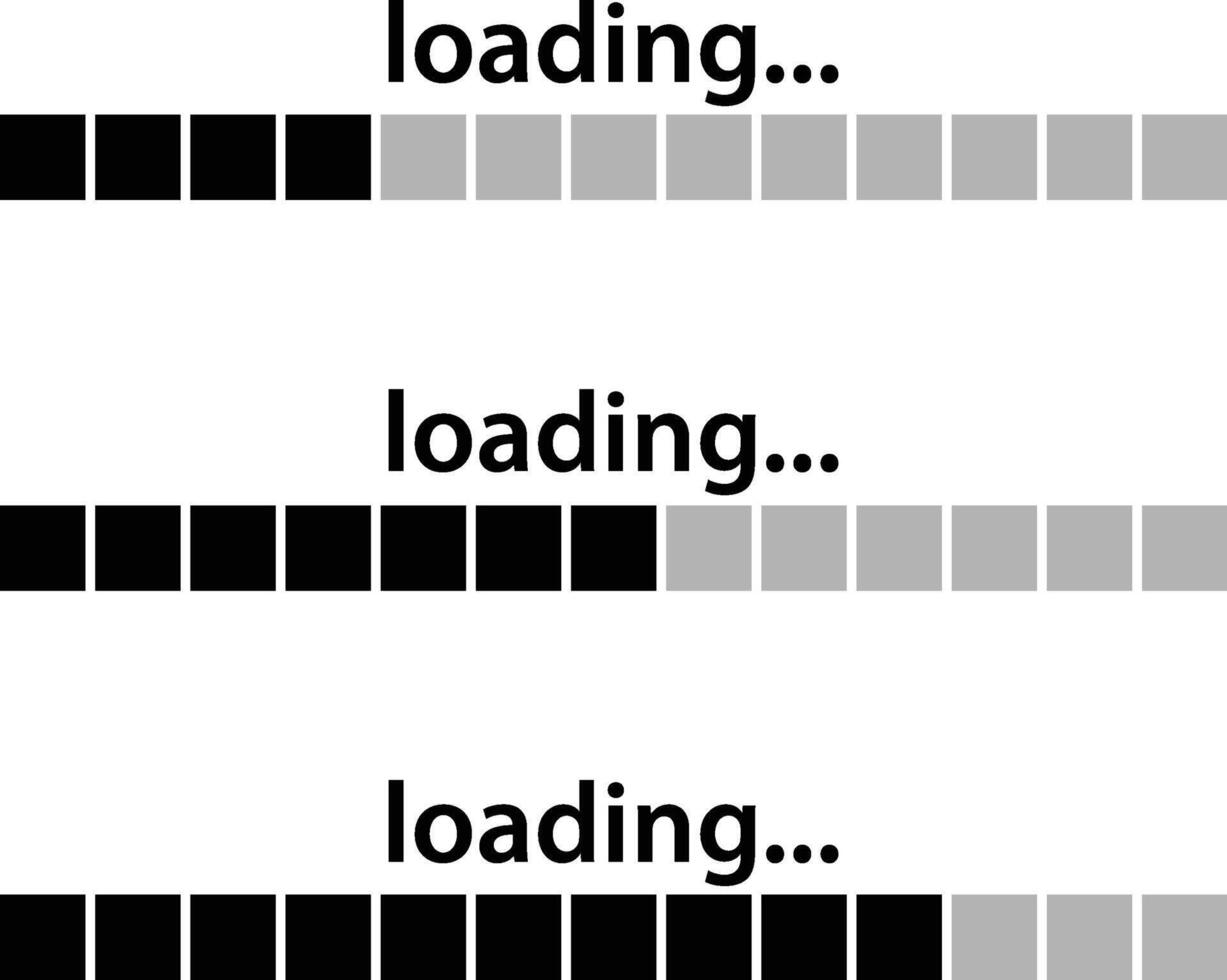Download loading progress icon vector