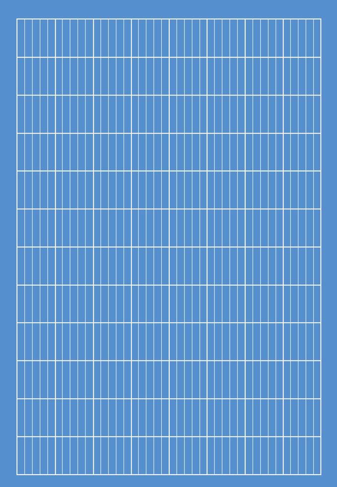Blue print grid background. Grid line paper wireframe pattern textured. Chequered blank template for cutting mat, office work notebook. flat style. vector