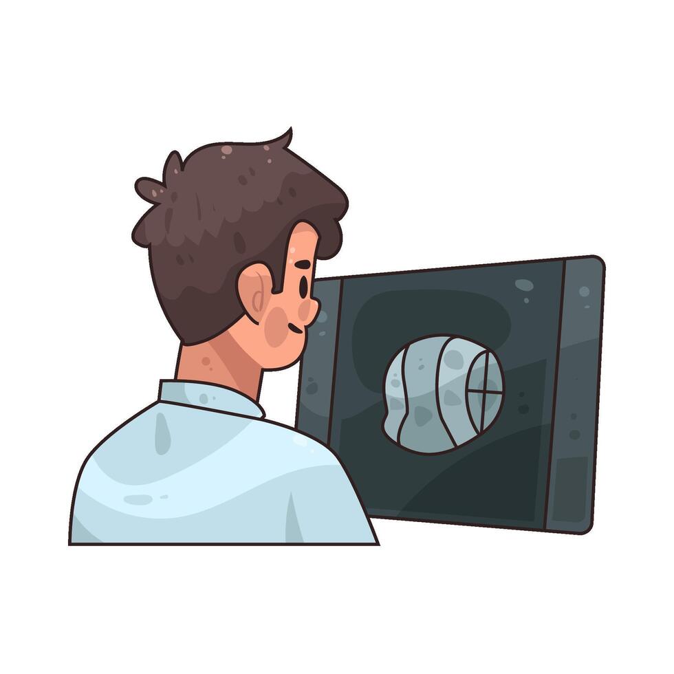 illustration of Graphic Designer vector
