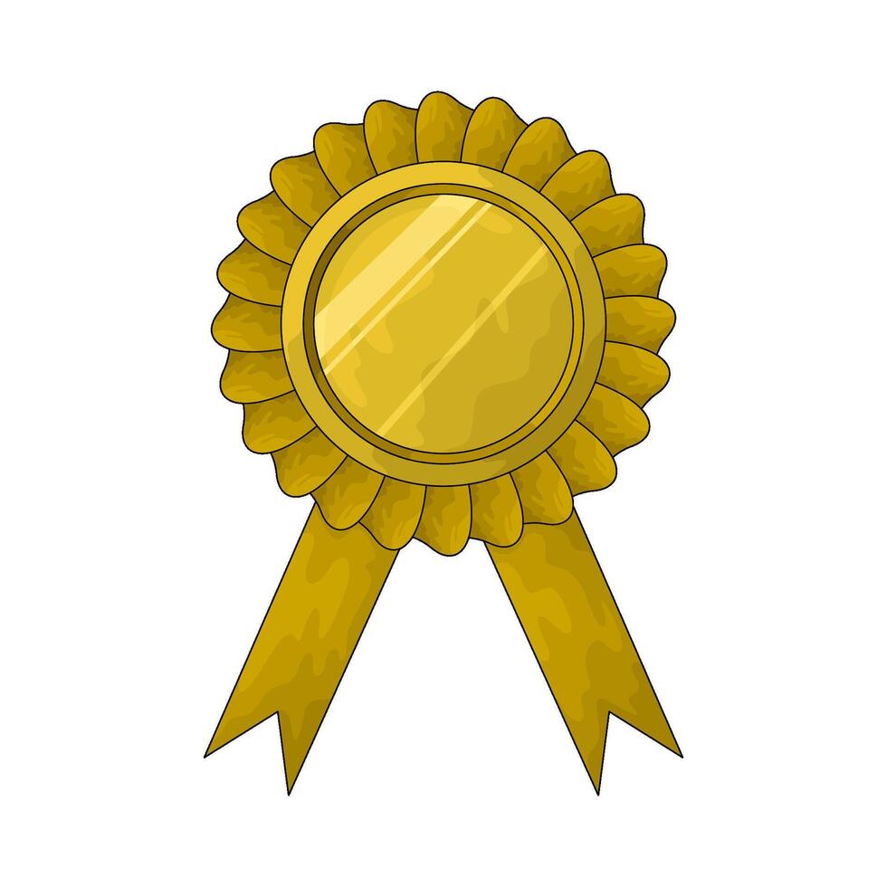 Illustration of Gold Seal vector