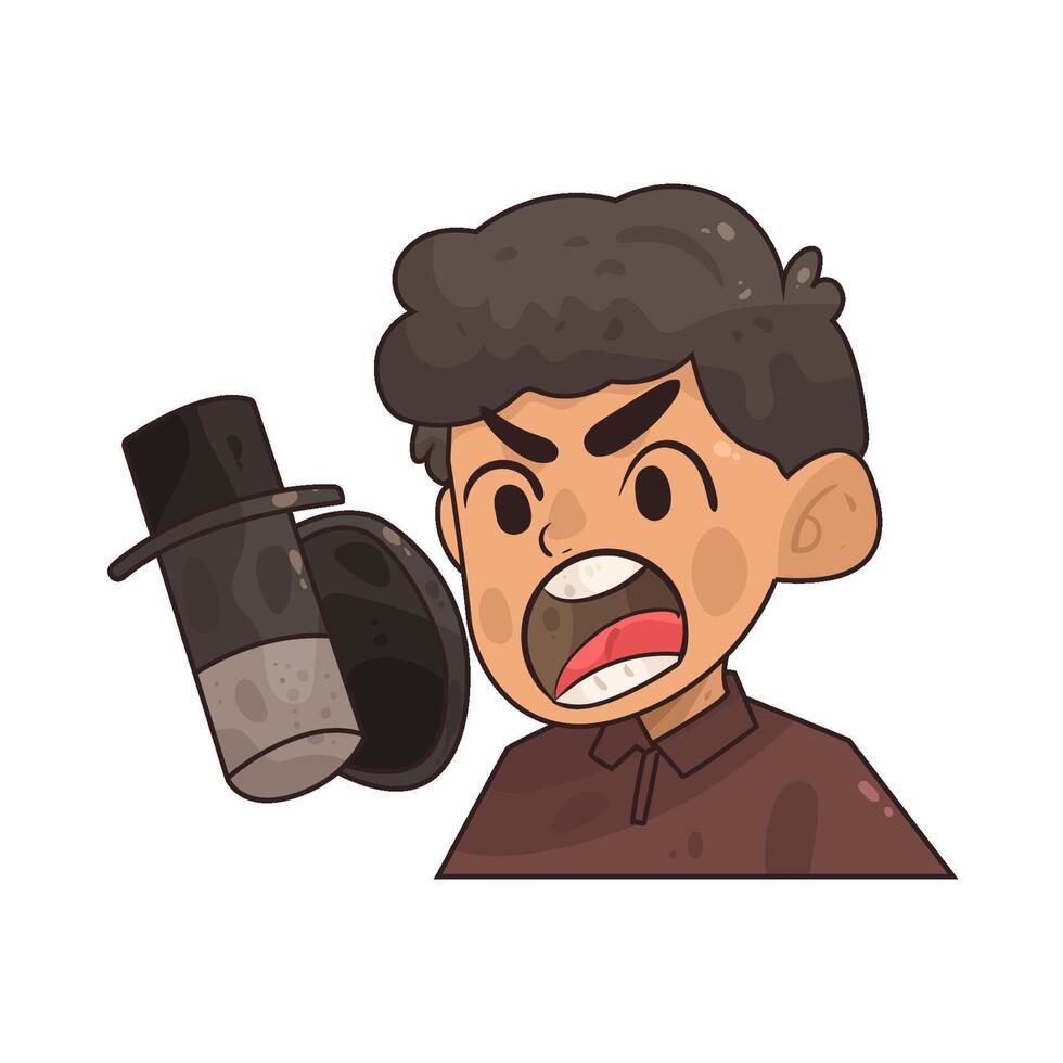 Illustration of Voiceover vector