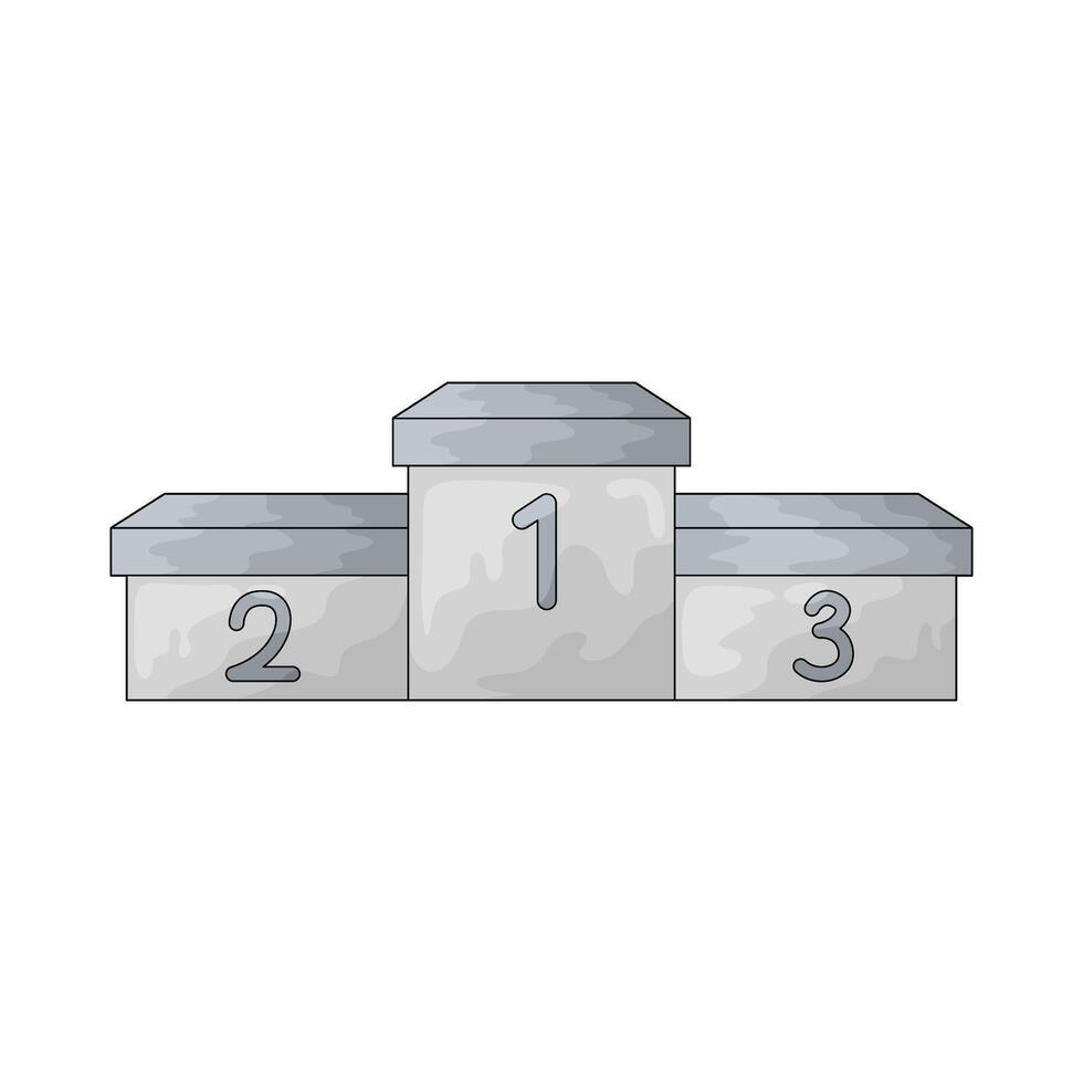 Illustration of Winner Podium vector