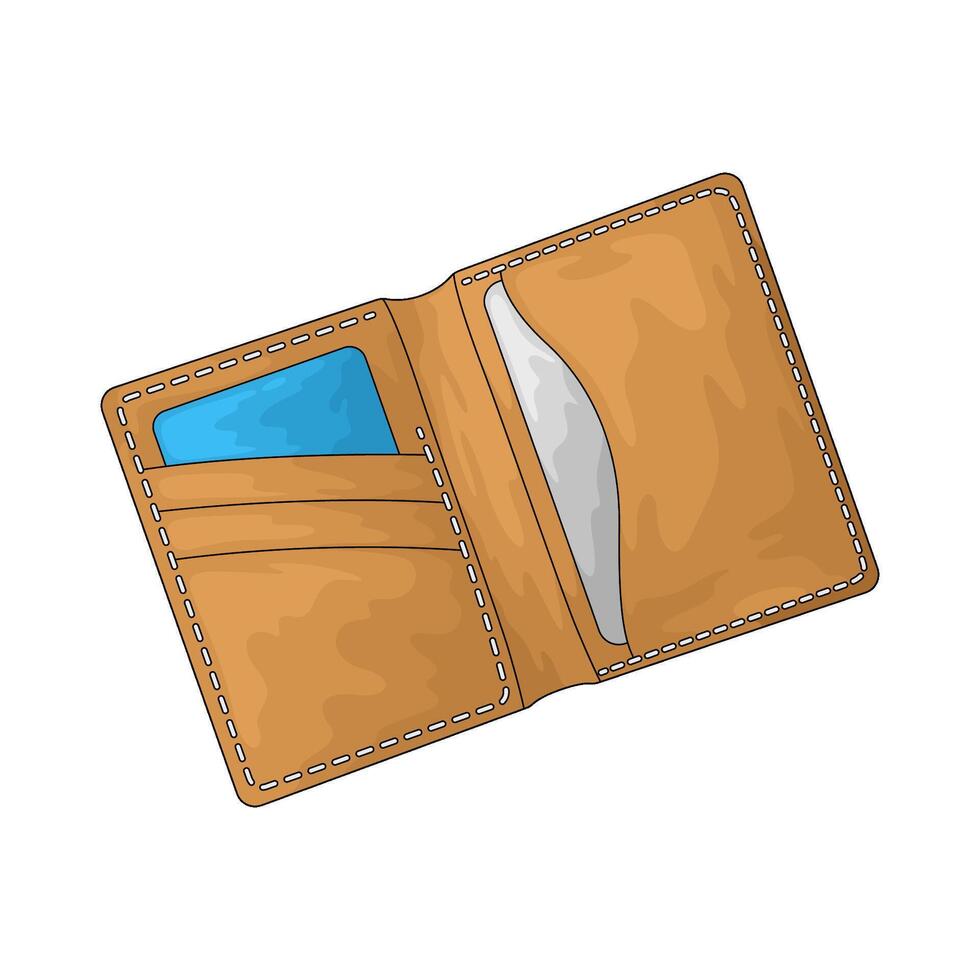 open wallet illustrations vector