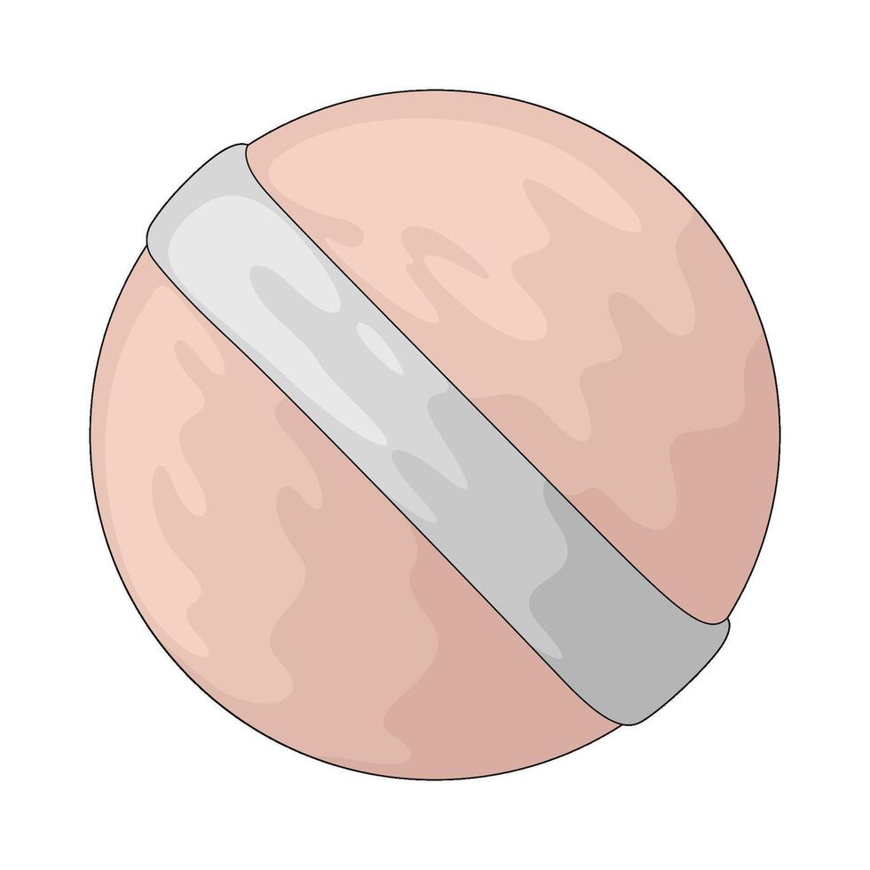 Pink Makeup Puff vector