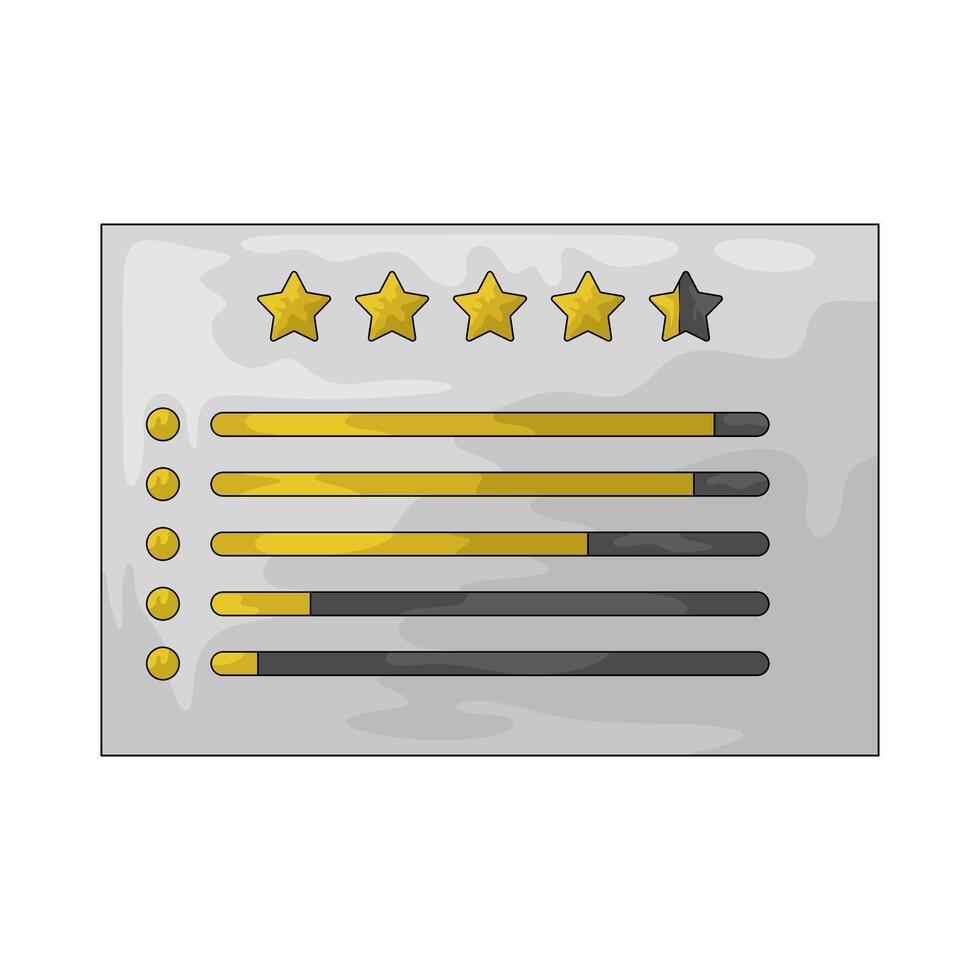 feedback report illustration vector