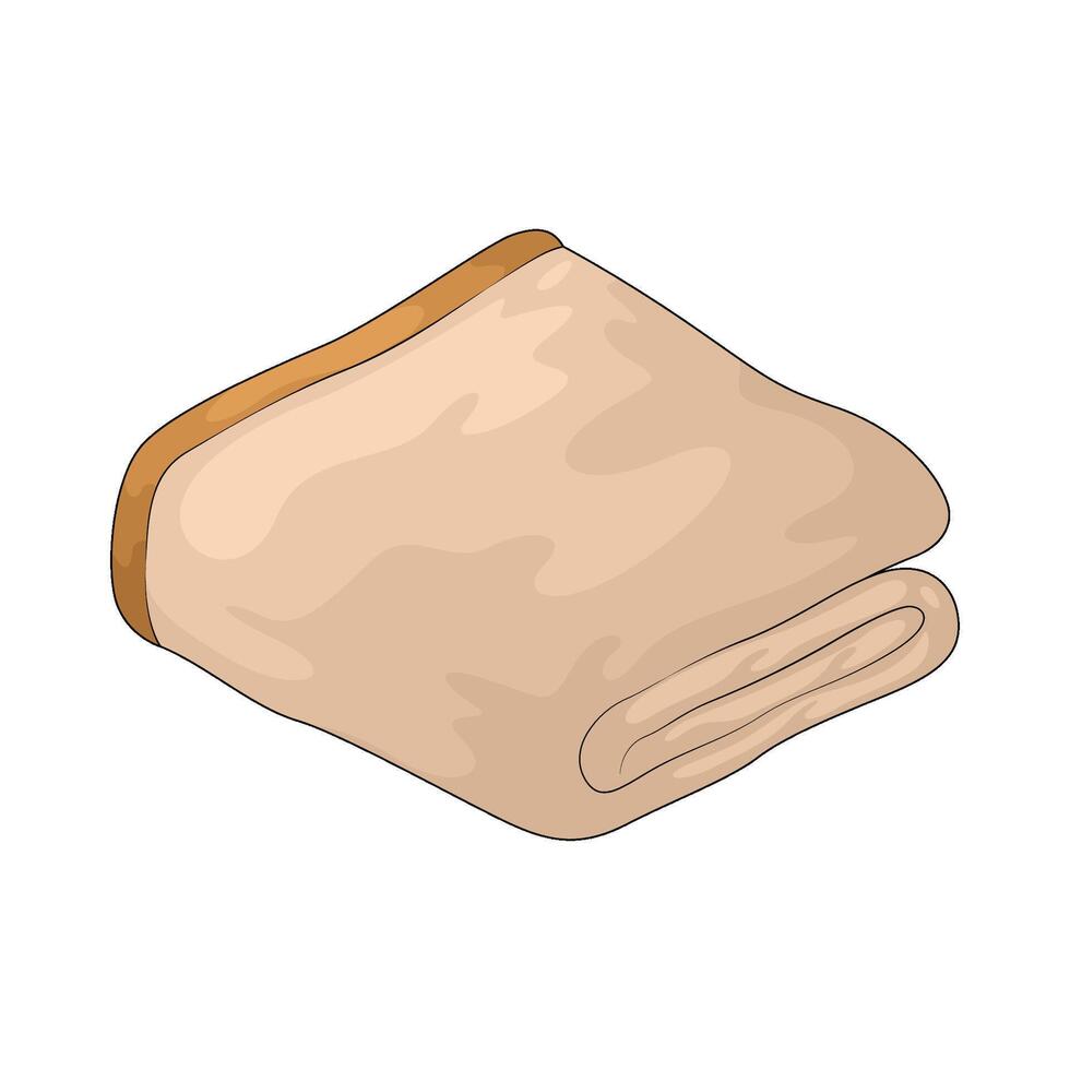 folded blanket for donation vector