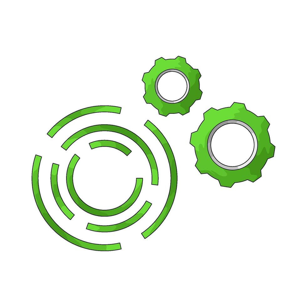 Biometric Settings illustration vector